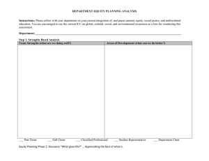 Equity Development Plan