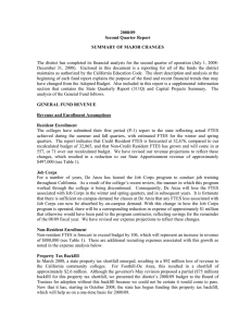 2nd Quarter 08-09 Report Fund 14 Narrative