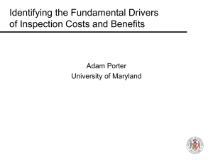 (Identifying the Fundamental Drivers of Inspection Costs and Benefits)