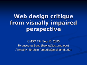 The slides of screen-reader presentation