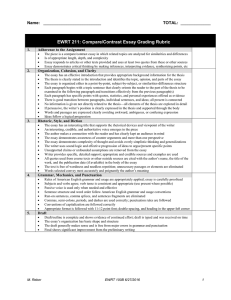 CompareContrastGradingRubric.doc