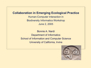 Social Technology for Ecology