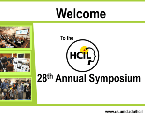 28 Annual Symposium th To the