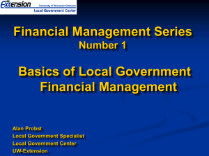 Basics of Local Government Financial Management