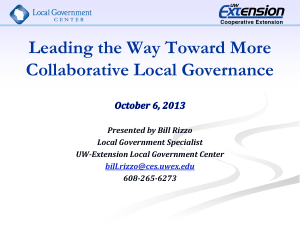 Leading the Way Toward More Collaborative Local Governance