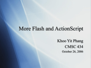 More Flash and ActionScript