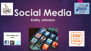 Social Media Kathy Johnson HOW TO HELP OUR KIDS?