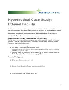 Bioenergy Training Program Case Study Columbia, MO April, 2012