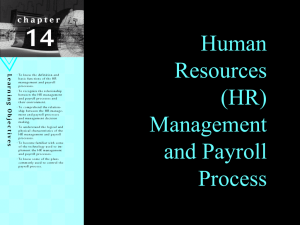 Human Resources (HR) Management