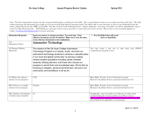 Automotive Technologies Program Review