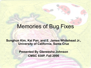 Bug Memories