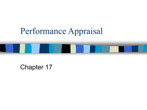 Performance Appraisal Chapter 17