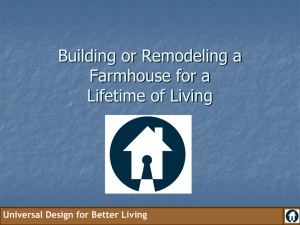 Building or Remodeling a Farmhouse PowerPoint