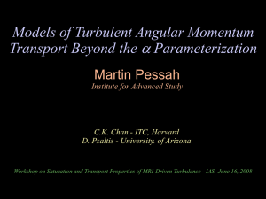 Models of Turbulent MHD Angular Momentum Transport Beyond the alpha Parametrization