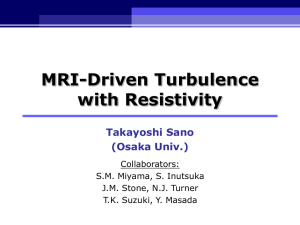 MRI-driven Turbulence with Resistivity