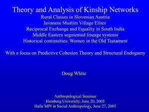 Theory and Analysis of Kinship Networks
