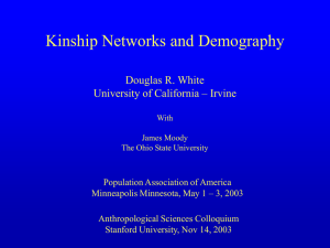 Networks and Demography