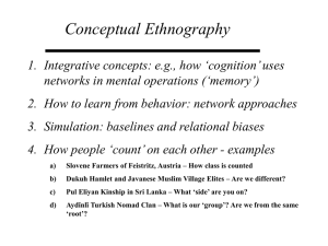 Conceptual Ethnography