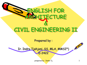 ENGLISH FOR ARCHITECTURE &amp; CIVIL ENGINEERING II