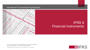 IFRS 9 Financial Instruments International Financial Reporting Standards