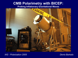 CMB Polarimetry with BICEP: Probing Inflationary Gravitational Waves