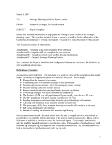 Strategic Planning Report Template (doc file)