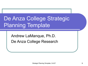 Strategic Planning Template Presentation (ppt file)