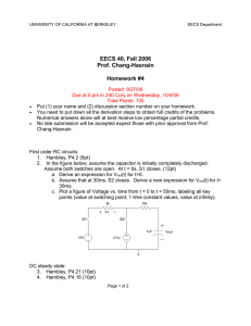 EECS 40, Fall 2006 Prof. Chang-Hasnain  Homework #4