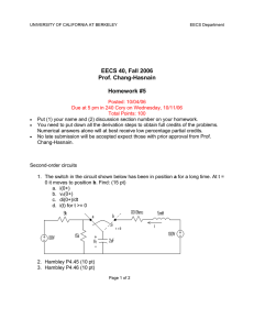 EECS 40, Fall 2006 Prof. Chang-Hasnain  Homework #5