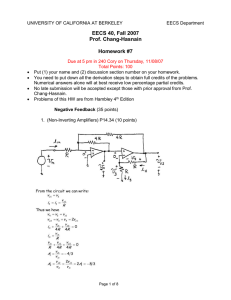 EECS 40, Fall 2007 Prof. Chang-Hasnain  Homework #7
