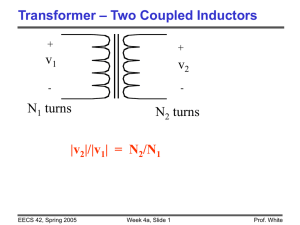 – Two Coupled Inductors Transformer v N