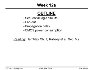 Week 12a OUTLINE