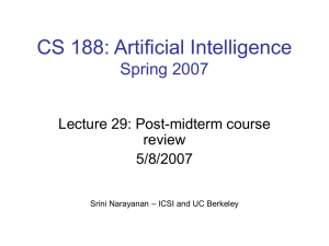Course Review (post midterm topics)