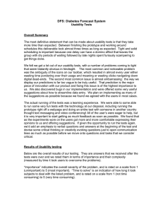 DFS: Diabetes Forecast System