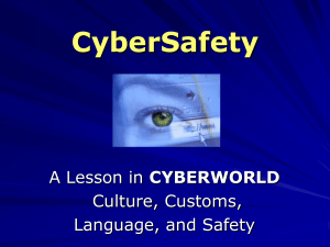 CyberSafety for parents PowerPoint Presentation