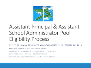  AP/ASA Pool Process 2015-2016 Presentation