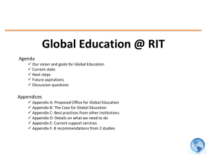 Global Education @RIT