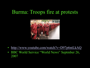 Burma: Troops fire at protests • 2007