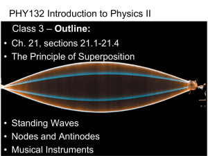 PHY132 Introduction to Physics II Outline: Class 3