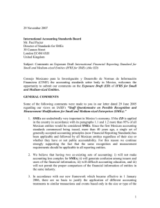 Comment letter to IASB on IFRS for SMEs 29 NOV 07.doc