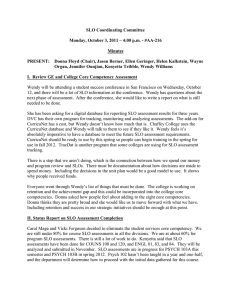 SLOCoordinatingCommitteeMeetingNotes.10-3-11.doc