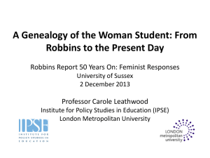 A Genealogy of the Woman Student: from Robbins to the present day [PPTX 16.53MB]