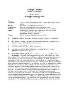 College Council Minutes - Sept 13 2006 ... 38KB Apr 25 2013 09:36:37 AM