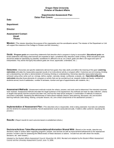 Assessment Language Format-2011 Revision