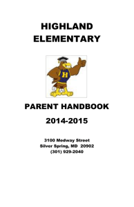 Parent Handbook (English)