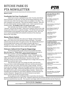 2012_03_09 PTA Newsletter