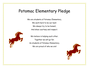 Potomac Elementary Pledge
