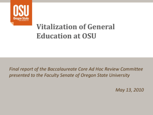 Powerpoint presentation from May 13, 2010 Faculty Senate meeting