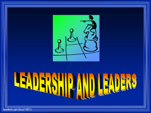 leaders.ppt (bus1301)