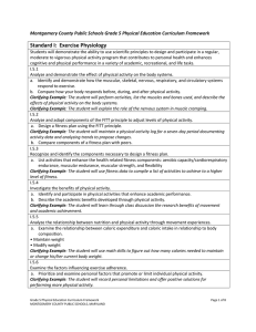 MCPS Grade 5 Physical Education Curriculum Framework